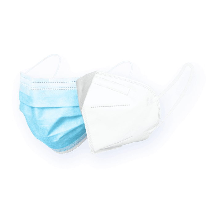 3 ply surgical masks and kn95 respirators. FDA Registered.