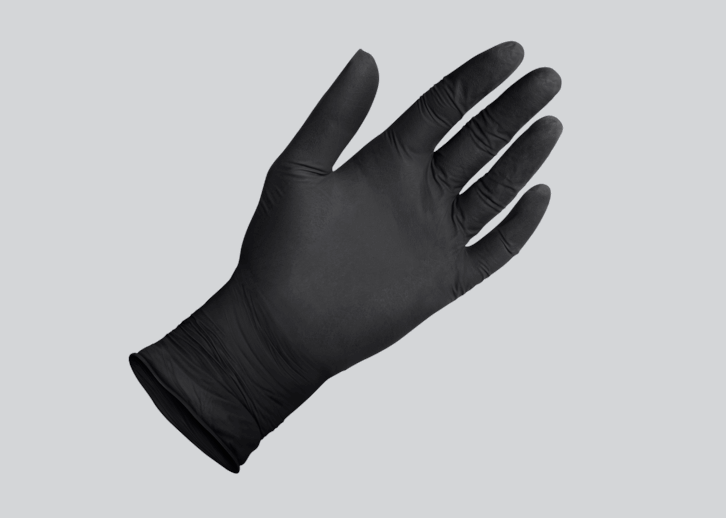 3 mil Disposable Nitrile Gloves - Black